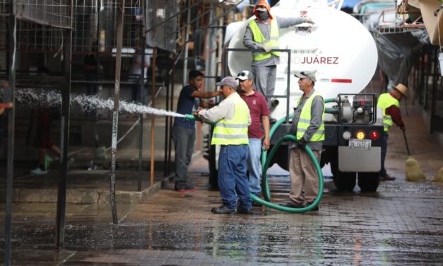 Realiza Servicios Públicos Cruzada por el Centro Histórico