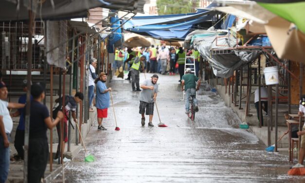 Realiza Servicios Públicos Cruzada por el Centro Histórico