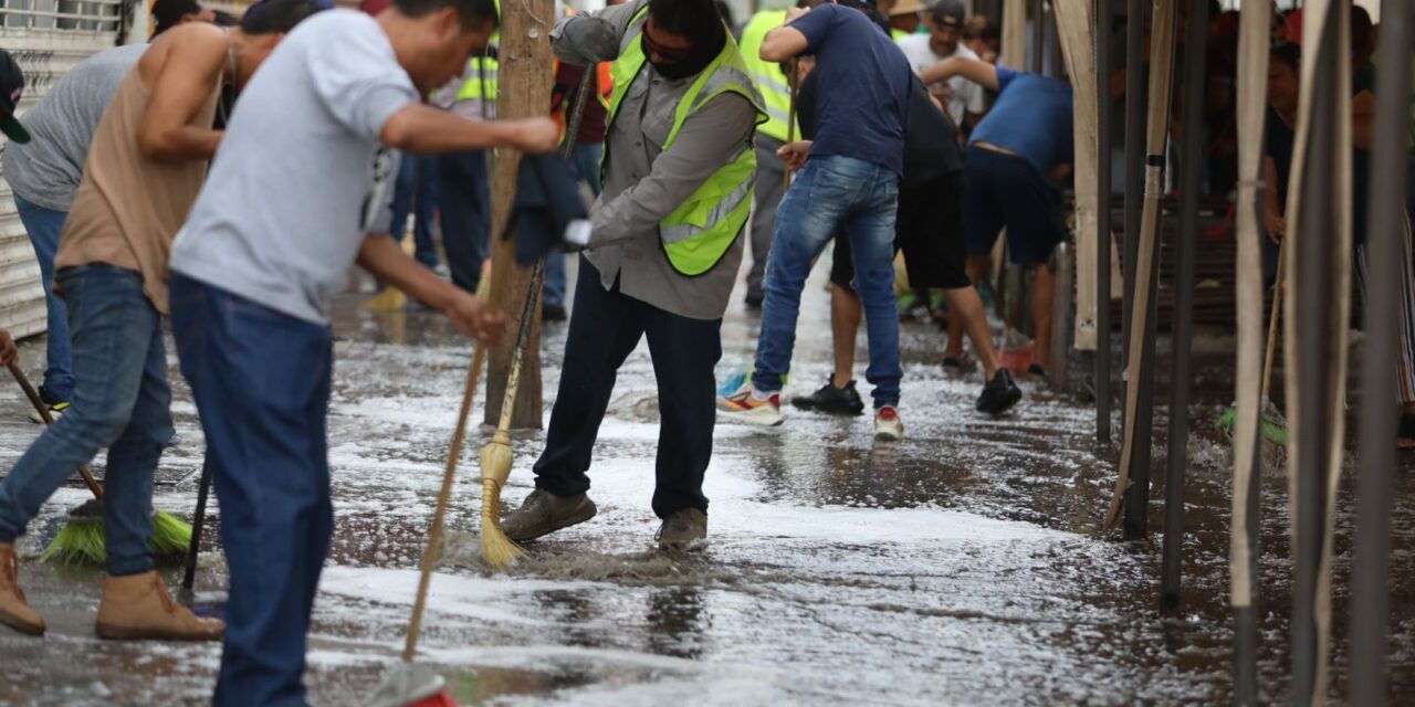 Realiza Servicios Públicos Cruzada por el Centro Histórico