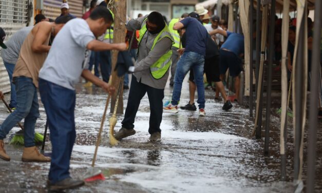 Realiza Servicios Públicos Cruzada por el Centro Histórico