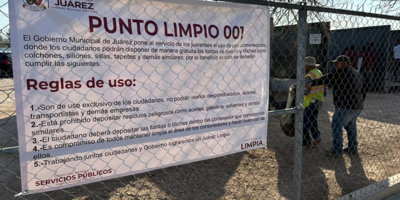 Preparan inauguración de nuevas sedes de Punto Limpio