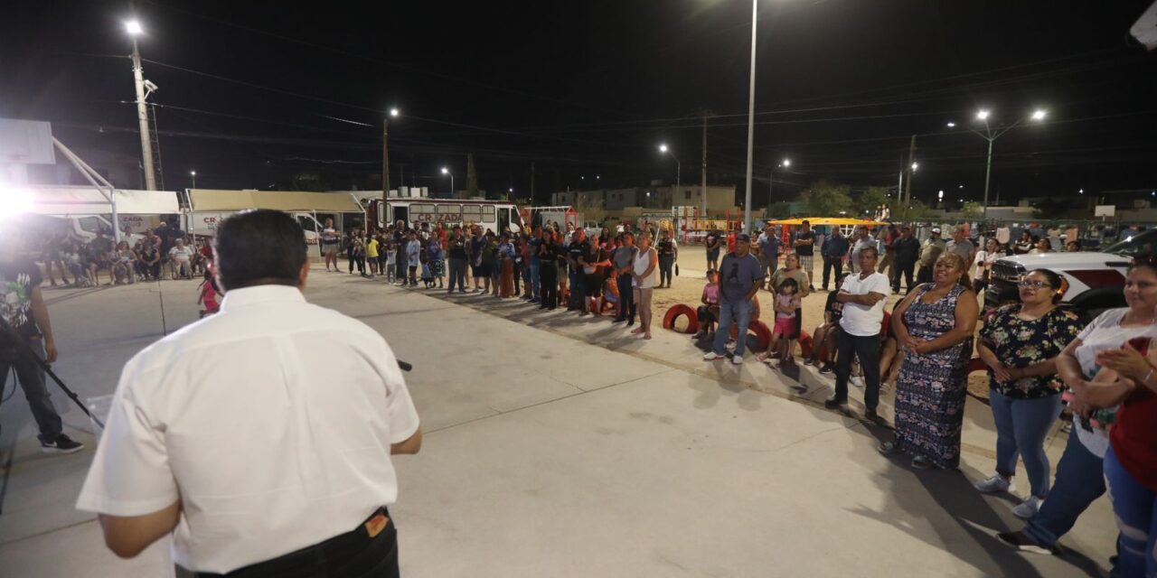 Se entregan 988 luminarias en el fraccionamiento Praderas del Sol