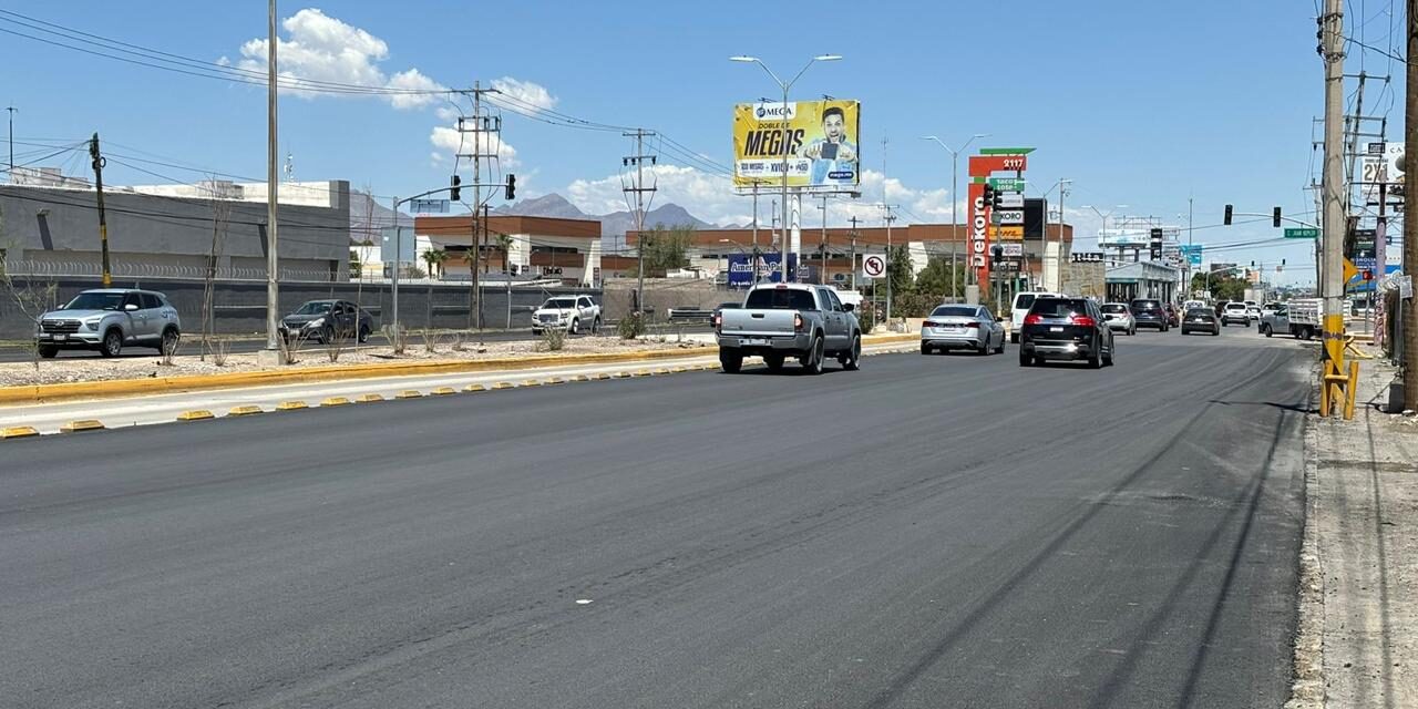 Afina Obras Públicas detalles de repavimentación en tramos de avenida Tecnológico