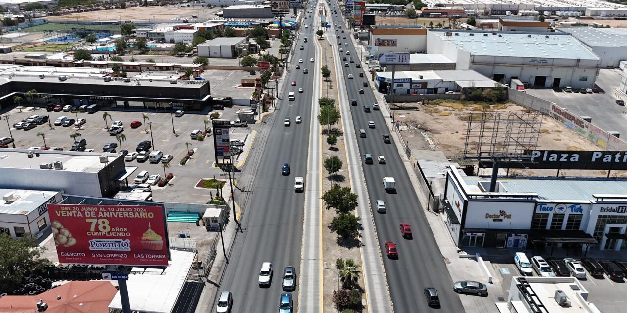 Afina Obras Públicas detalles de repavimentación en tramos de avenida Tecnológico