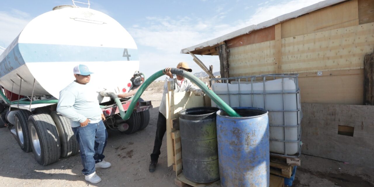 Gobierno Municipal abastece con agua de calidad a la ciudadanía