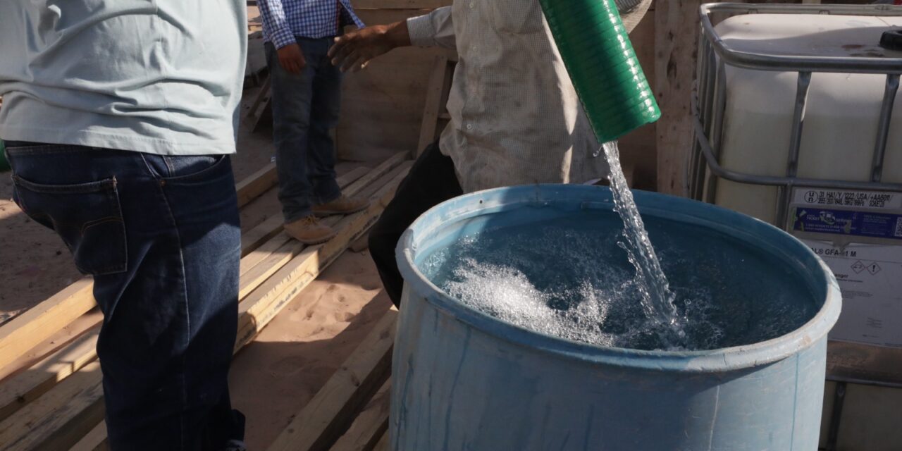 Gobierno Municipal abastece con agua de calidad a la ciudadanía