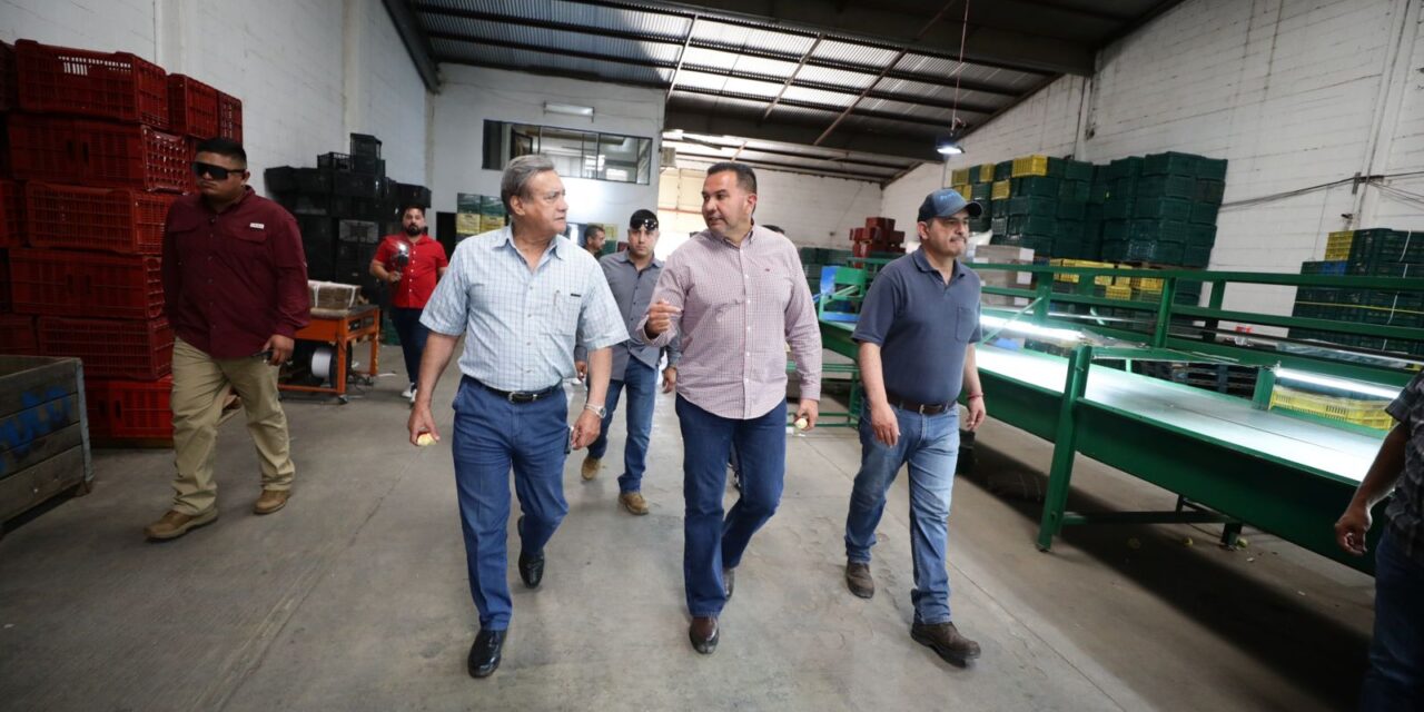 Realiza Presidente Municipal recorrido por empresa en Cuauhtémoc, Chih.