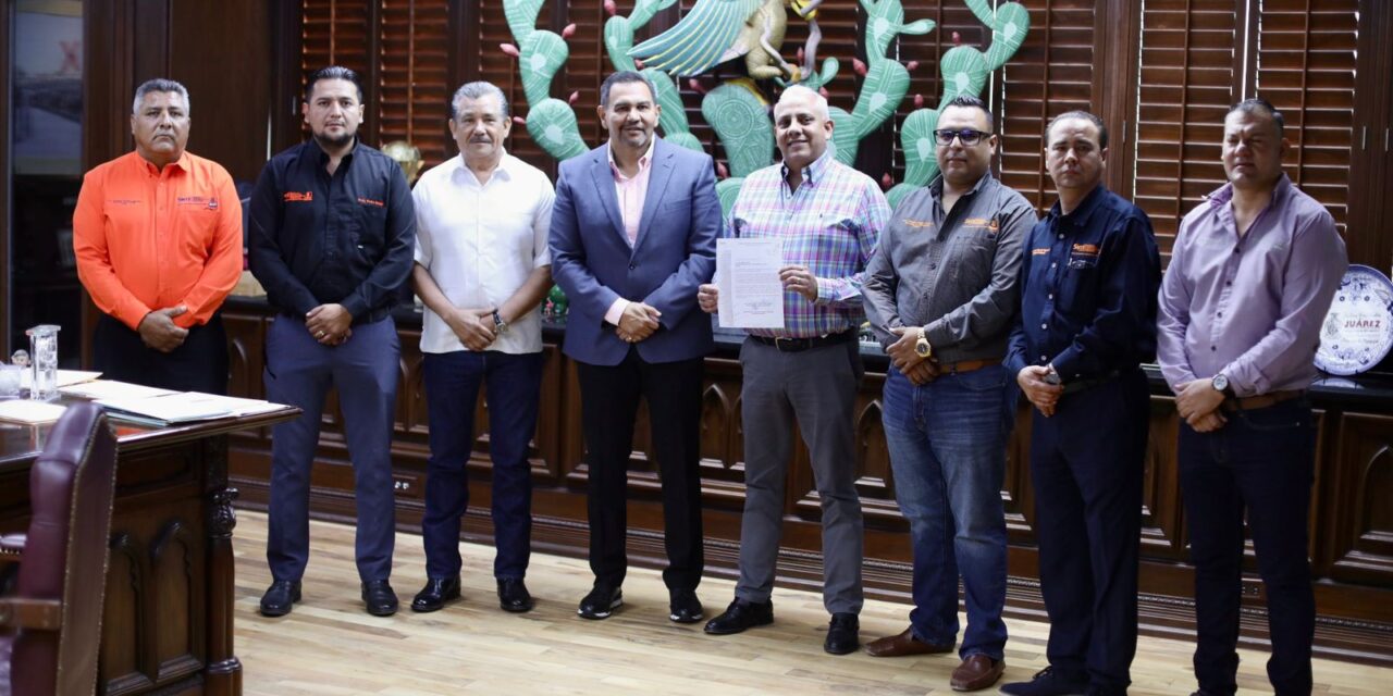 Representantes del Sindicato Nacional de Trabajadores de la Educación visitan a Presidente Municipal