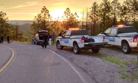 Policías estatales sufren accidente en la carretera Parral-Guadalupe y Calvo