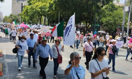 Marcha contra reforma al Poder Judicial en CDMX