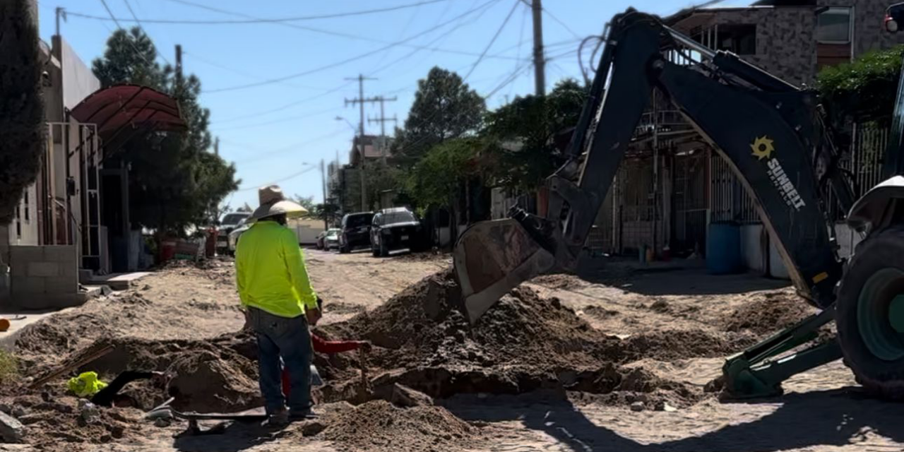 Construye Obras Públicas calles del programa de Presupuesto Participativo 2024