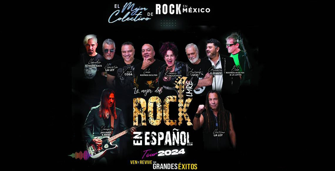 Invitan al concierto de “Lo mejor del Rock en español”