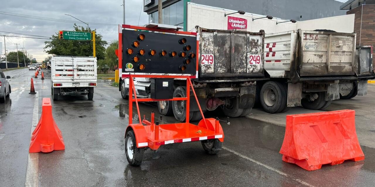 Arrancó Obras Públicas mantenimiento de la avenida Adolfo López Mateos