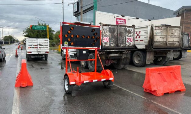 Arrancó Obras Públicas mantenimiento de la avenida Adolfo López Mateos