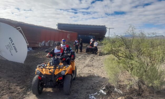 Atiende personal de Protección Civil descarrilamiento en Ciudad Ahumada