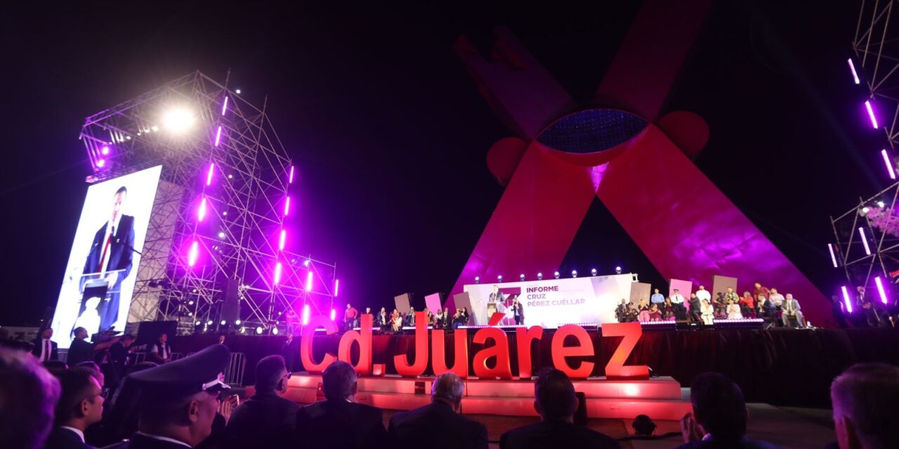Tercer Informe de Gobierno: “Seguirá el cambio transformando a Juárez”, Presidente Pérez Cuéllar