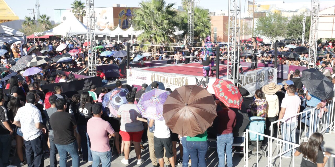 Tercer Festival de Lucha Libre une a las familias fronterizas