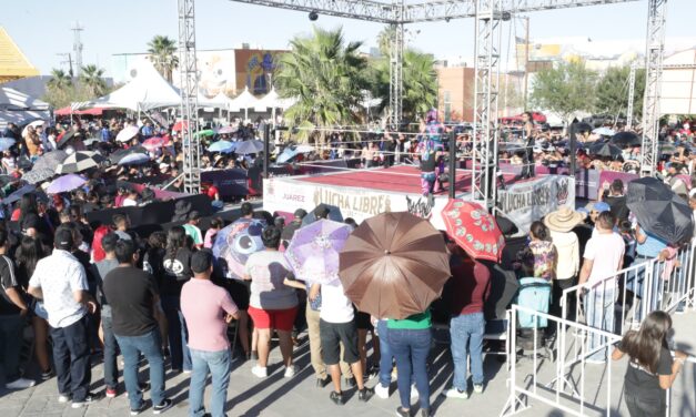 Tercer Festival de Lucha Libre une a las familias fronterizas