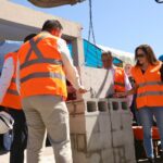 Colocan primera piedra del puente de la avenida Vicente Guerrero