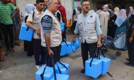 Pausan la guerra en Gaza para vacunar a niños contra la polio, durante 8 horas