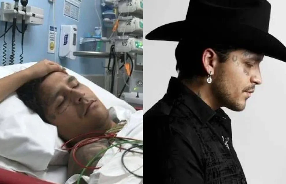 Christian Nodal es hospitalizado y cancelan concierto