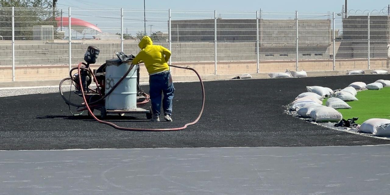 Adelantos en los trabajos de construcción en el Estadio ‘8 de Diciembre’