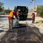 Mantiene Obras Públicas programa de bacheo en diferentes puntos de la ciudad