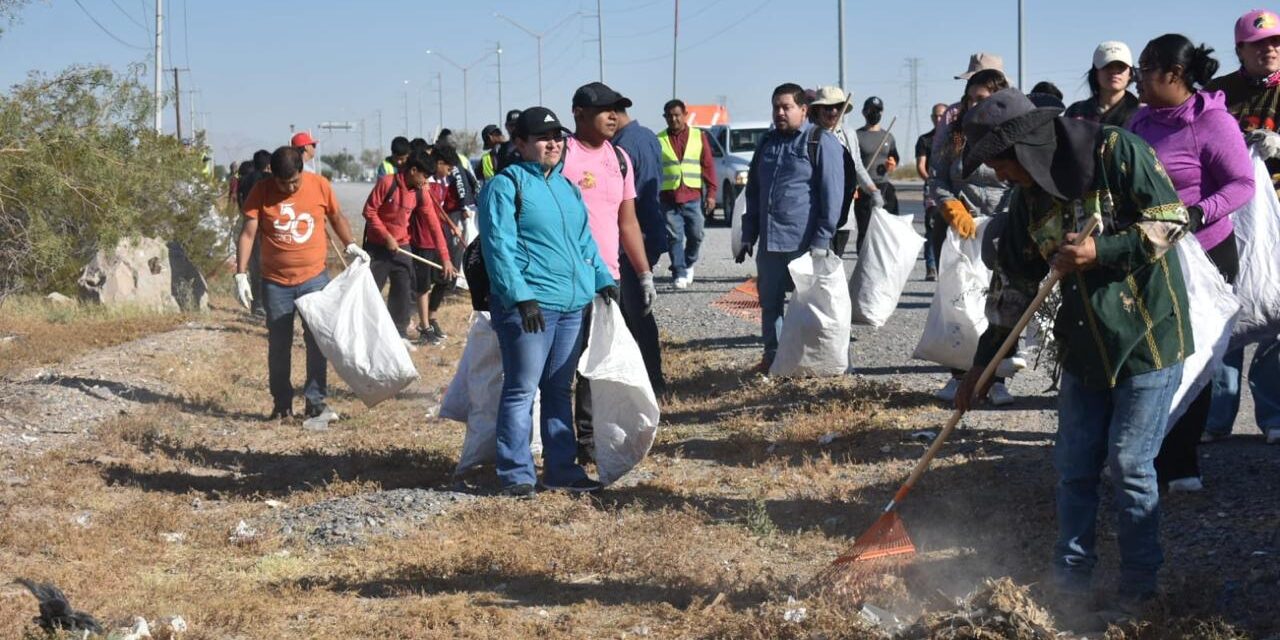 Se retiraron más de 66 toneladas de basura en la Cruzada por la Entrada de Juárez