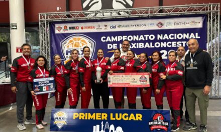 Gana equipo juarense en el Campeonato Nacional Femenil de Maxi Baloncesto