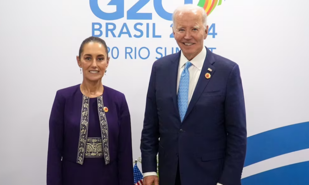 Sheinbaum se reúne con Biden en Cumbre del G20