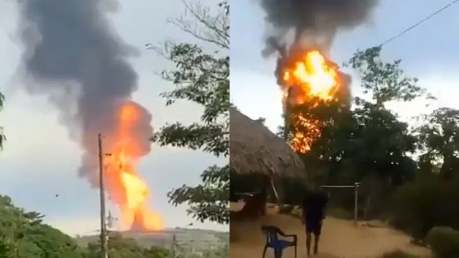 Volcán “Los Aburridos” en Colombia entra en erupción