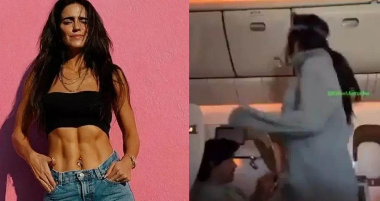 Tachan de “Ridícula” a Bárbara de Regil por hacer ejercicio en pleno vuelo