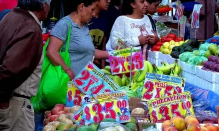 Inflación a la baja. Se ubicó en 4.44% en primera quincena de diciembre de 2024