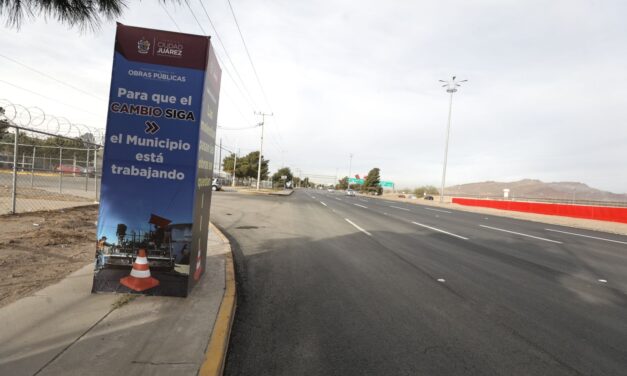 Repavimenta Obras Públicas tramo de la Avenida Rafael Pérez Serna