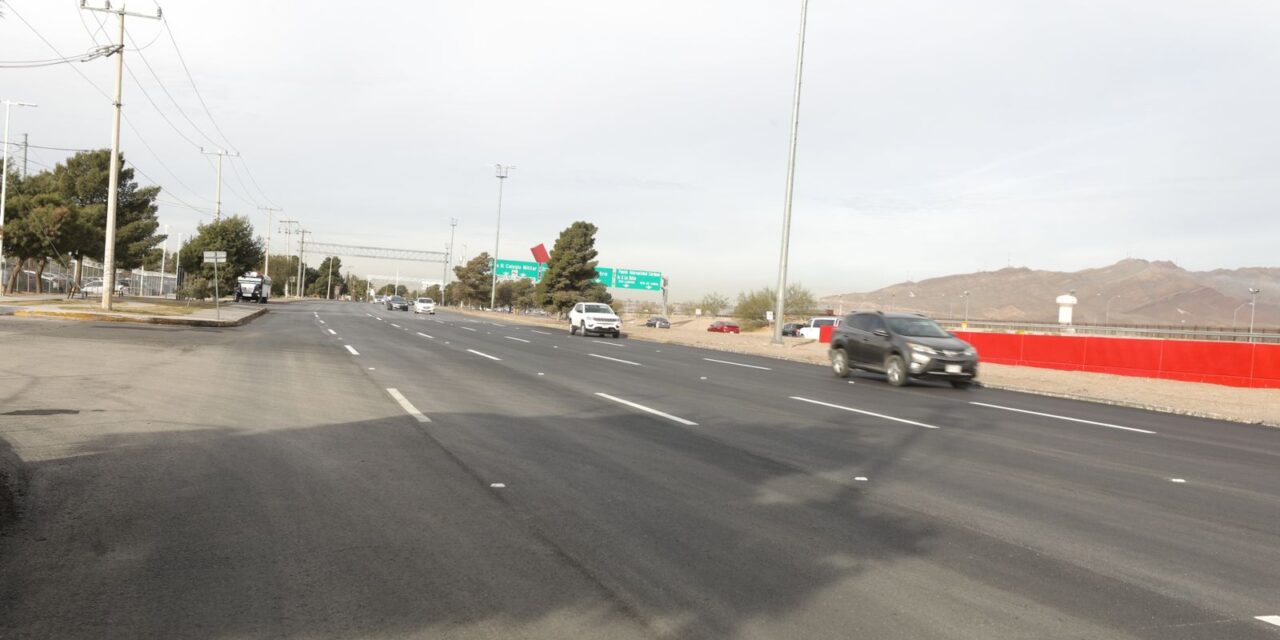 Repavimenta Obras Públicas tramo de la Avenida Rafael Pérez Serna