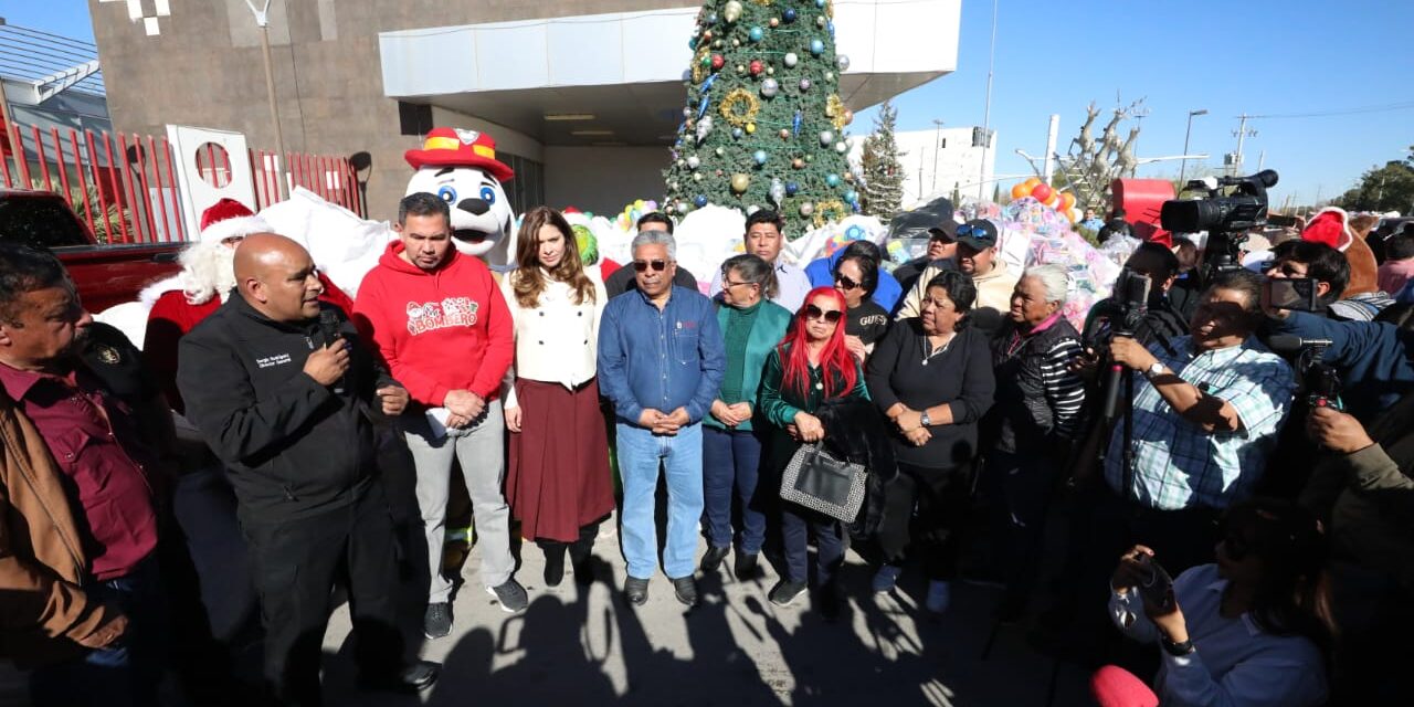 Comerciantes donan 16 mil juguetes para la campaña “Santa Bombero”