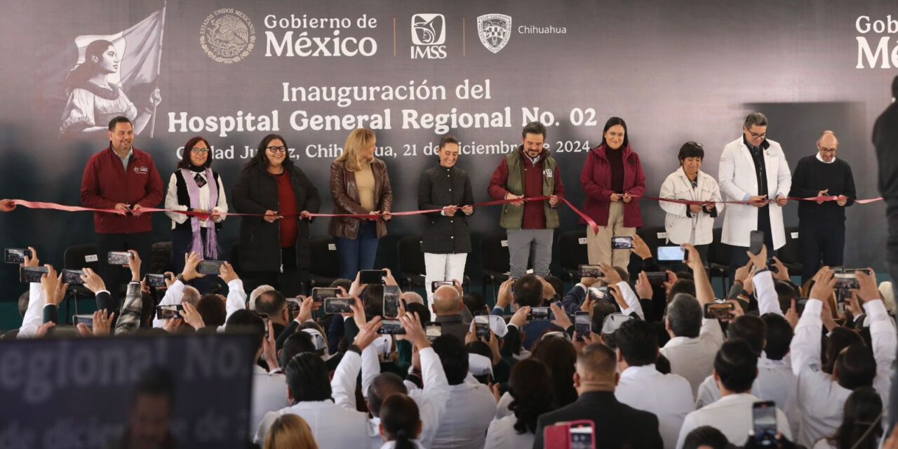 Inauguración del Hospital General Regional 2 del IMSS