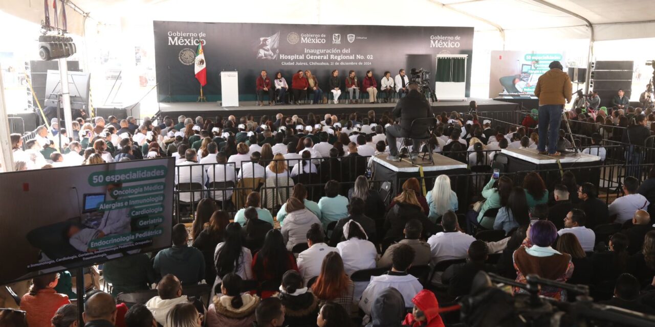 Inauguración del Hospital General Regional 2 del IMSS