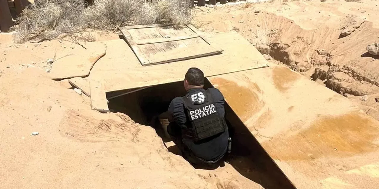 Con dron, encontraron túnel que lleva de Sonora a Arizona