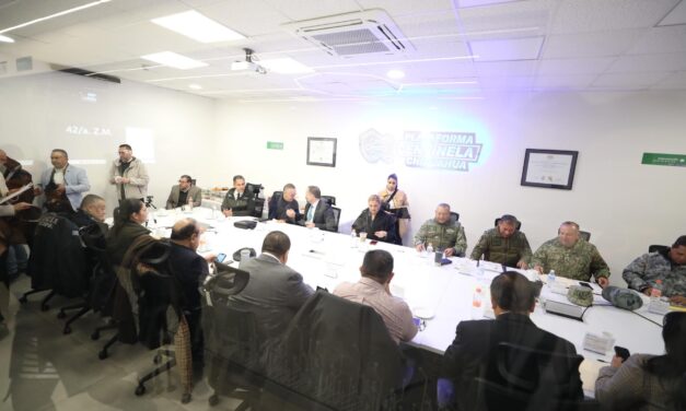Se lleva a cabo reunión de la mesa de seguridad interinstitucional
