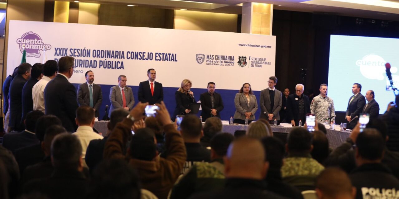 El Presidente Pérez Cuéllar representará a Chihuahua en la Comisión Nacional de Seguridad