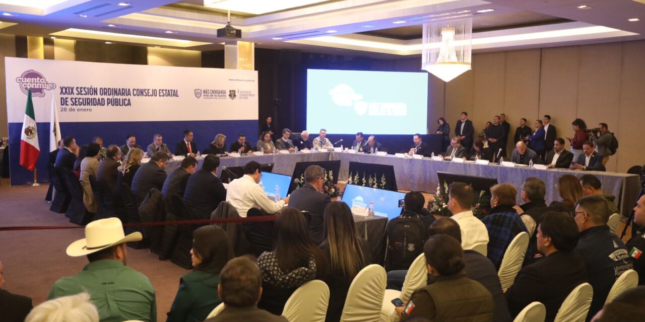 El Presidente Pérez Cuéllar representará a Chihuahua en la Comisión Nacional de Seguridad