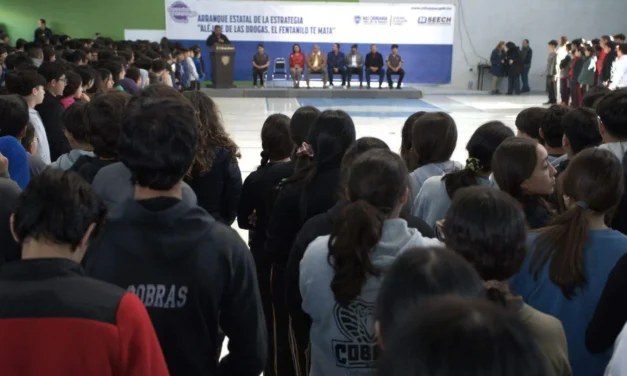 Arrancan estrategia contra el fentanilo en escuelas del estado de Chihuahua