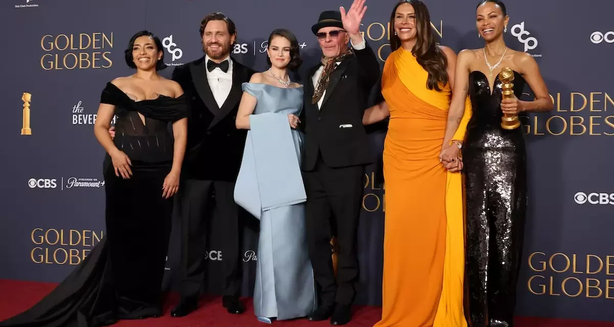 “Emilia Pérez” hace historia en la entrega de los Golden Globes