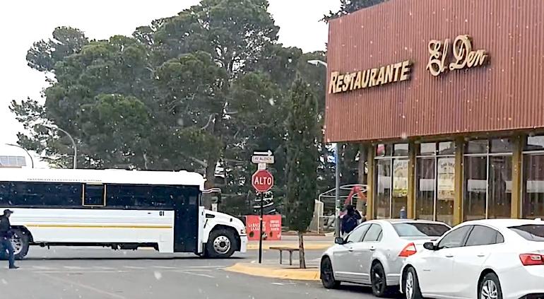 Avanza la nieve; llega a Cuauhtémoc, Chih.