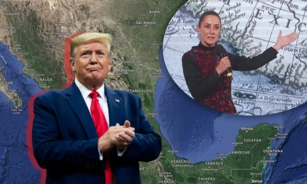 Pretende Trump cambiar el nombre de El Golfo de México, Sheinbaum responde