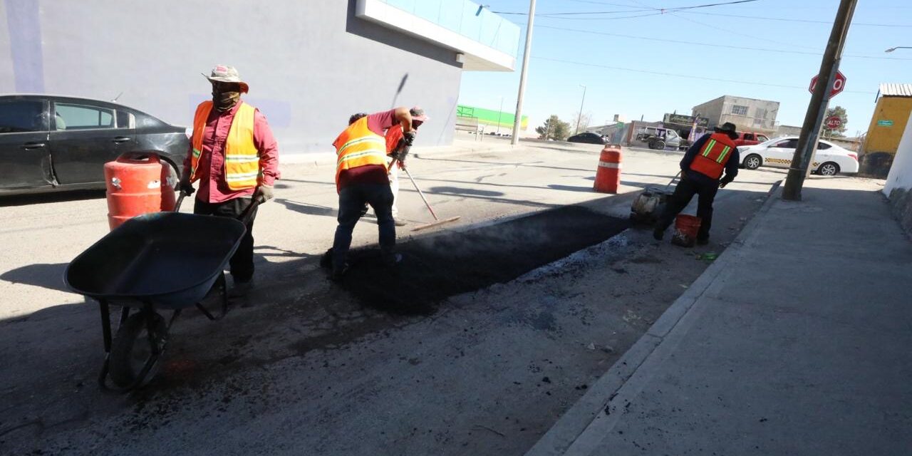 Con programa permanente de bacheo se dará mantenimiento a las calles