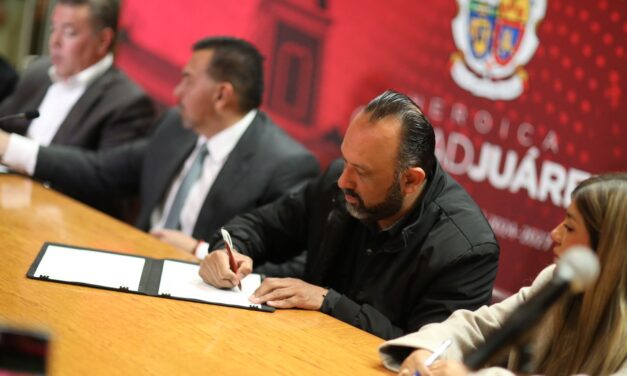 Firman convenio Alcalde y FICOSEC para construcción de parque dirigido a elementos de seguridad