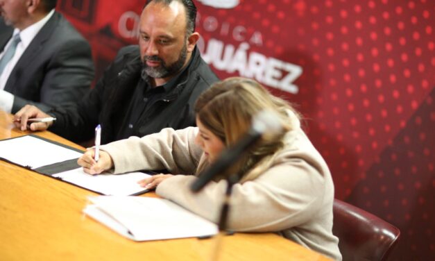 Firman convenio Alcalde y FICOSEC para construcción de parque dirigido a elementos de seguridad