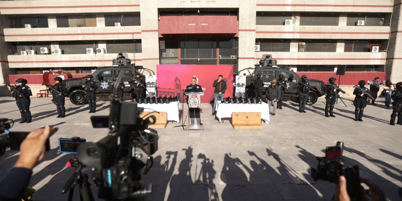 SSPM recibe armamento para reforzar su labor